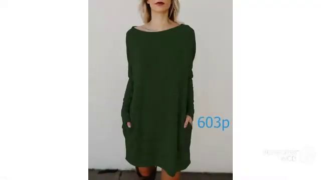 Одежда AliExpress - Элегантное трикотажное платье
