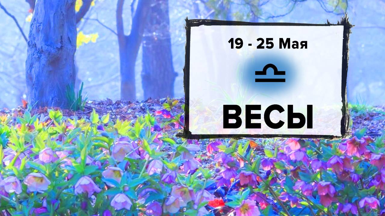 ВЕСЫ ♎ 19 - 25 Мая 2025 | Расклад таро на неделю для знака Зодиака Весы
