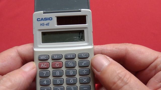 Casio Calculator HS-4E