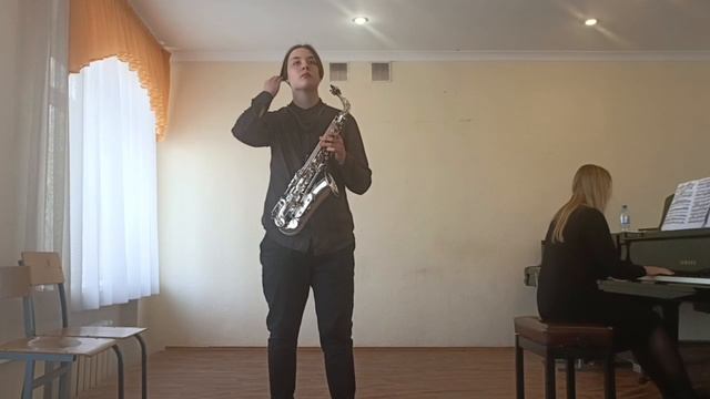 П. Крестон Соната для саксофона альт и фортепиано соч. 19 1 часть