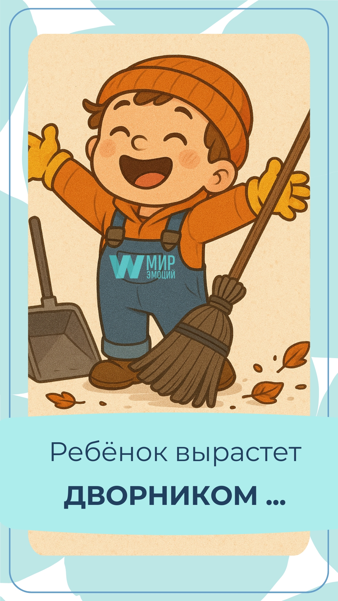 Ребёнок вырастет дворником