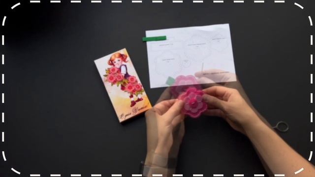 Подарок ко дню дошкольного работника и дню учителя. Коробка на шоколад и ручка-цветок. Часть 2