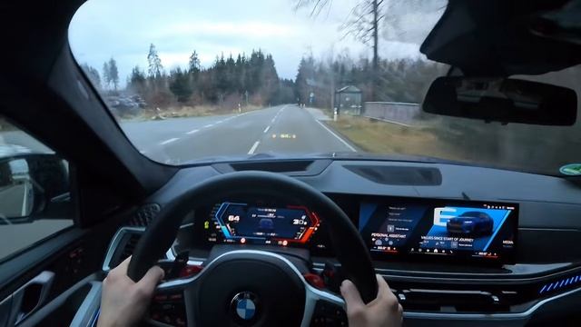 2025 BMW X6M Competition ｜ POV Drive ｜ No Speed Limit Autobahn!