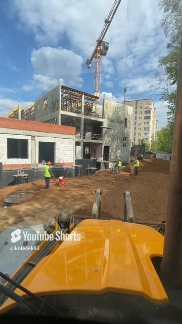 #работа #экскаватор #jcb