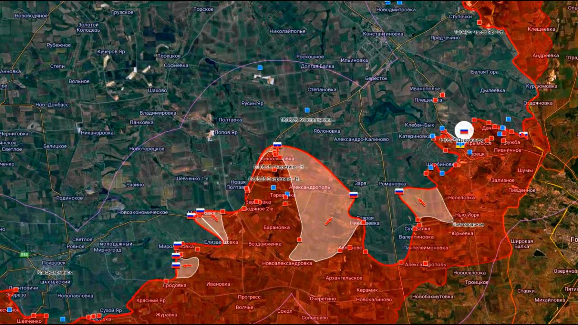 Утро 16.05.2025 Карта боевых действий. Оборона Киева рушится. Переговоры могут сорваться