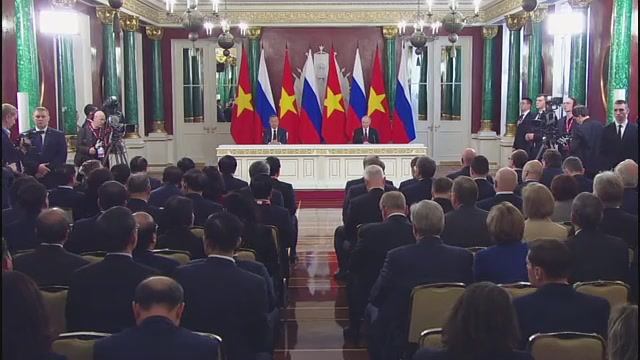 Заявления Президента России Путина для прессы по итогам российско-вьетнамских переговоров