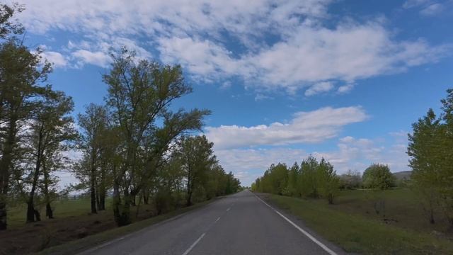 Дорога из Абакана до Казановки в Хакасии. 15 мая 2025