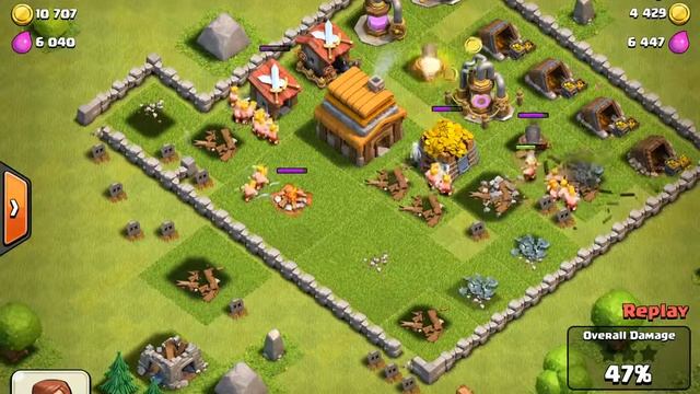 Прикольное нападение в clash of clans N1