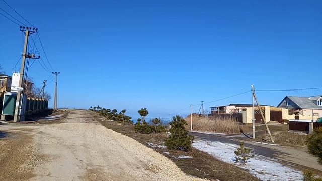 11.02.2023 Обзор ул. Цветочная в Голубицкой.