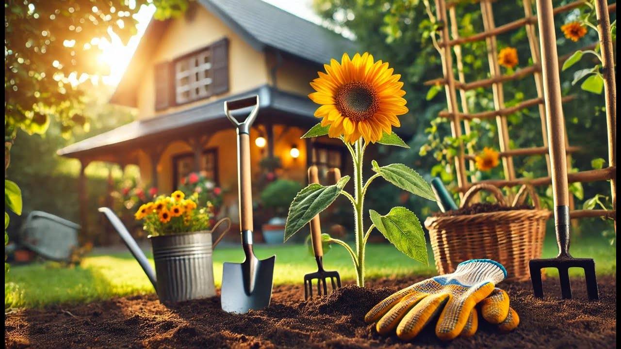 Как Вырастить Подсолнух из Семечки Дома 🌻