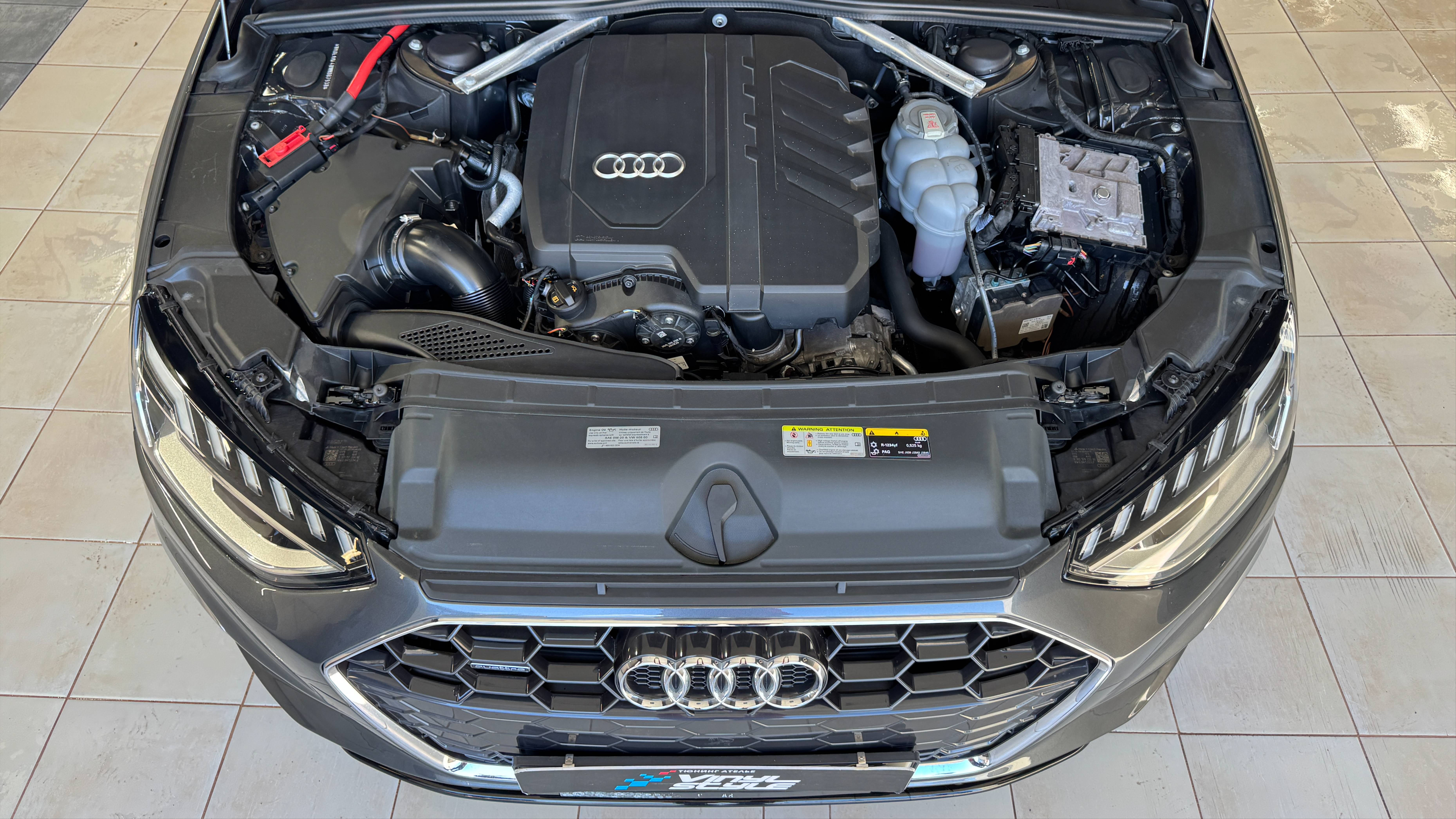 Мойка подкапотного пространства и комплексная трёхфазная мойка кузова Audi A4
