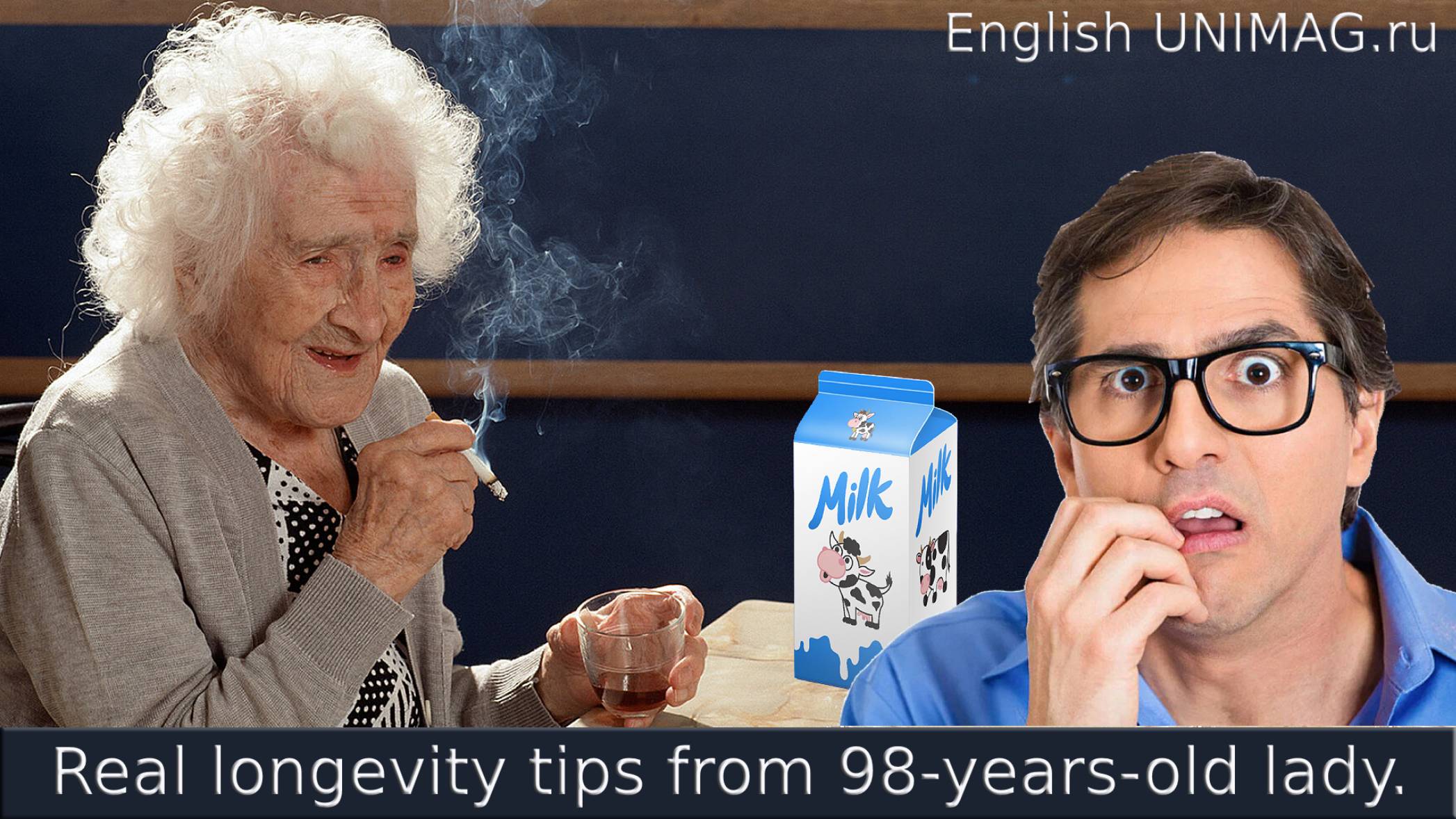 Longevity tips from 98-years-old lady. Английский самостоятельно. Онлайн тренинг - прокачка навыков