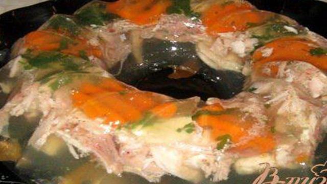 Заливное из индейки