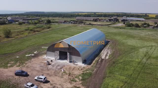 Ангар под хранение зерна для Алексея Якушева. Обзор зернохранилища и интервью с заказчиком