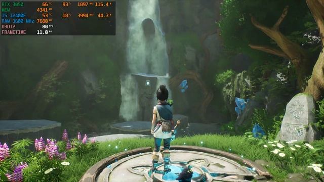 Kena Bridge of Spirits RTX 3050 +I5 12400F 1080p SETTINGS (ULTRA) НАСТРОЙКИ (УЛЬТРА)