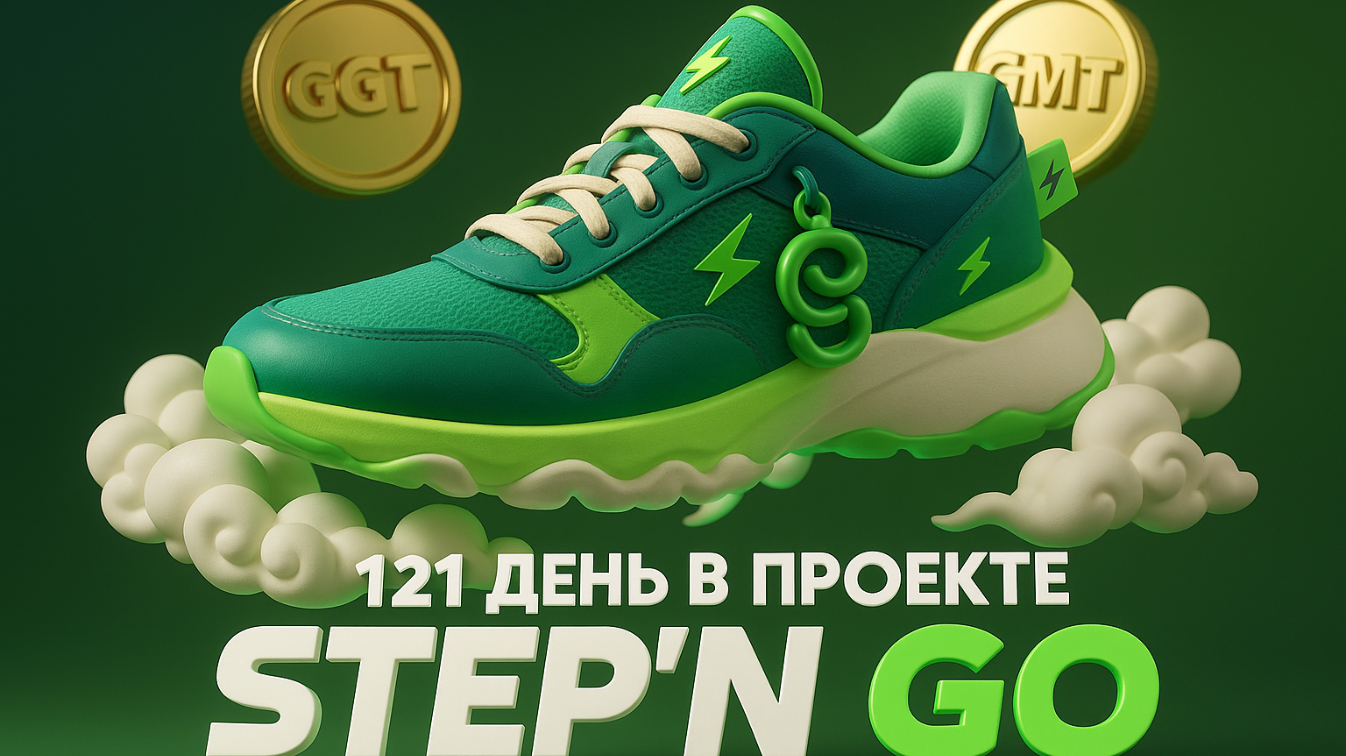 STEPN GO 121 день в проекте: Как заработать на Move-to-Earn в 2025 году? GMT & GGT 🏃♀️💎