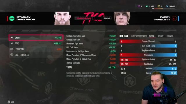 UFC 5 Карьера Бойца - Реванш с Пимблеттом и Первый Бой с Царукяном #11