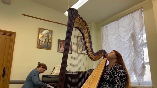 Р. Глиэр. Концерт для арфы с оркестром Es-dur op-74. 1 часть