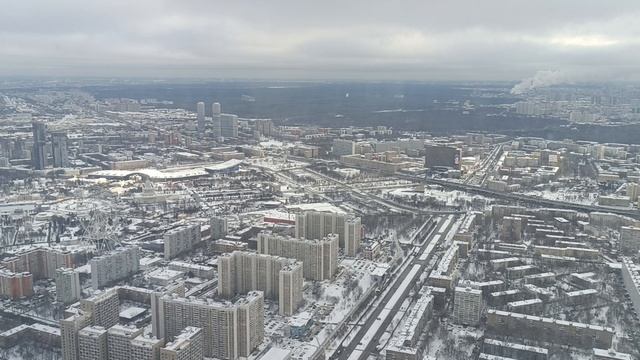вид с Останкинской башни