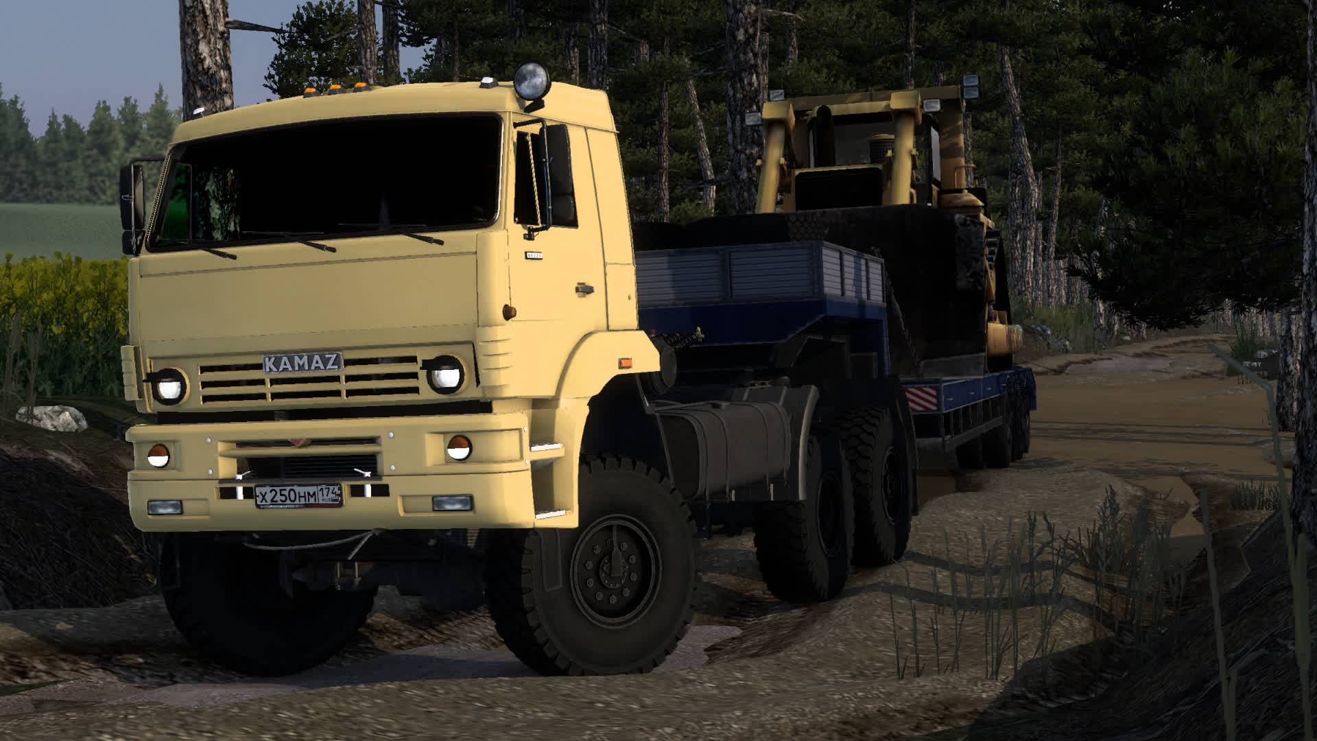 297 / ETS2 1.53 / Суровая Россия Забайкалье "R7" / КАМАЗ 65225 БАТЫР / Вот ОНО, БЕЗДОРОЖЬЕ!)))