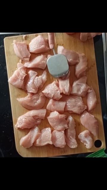 картошка и отбивные