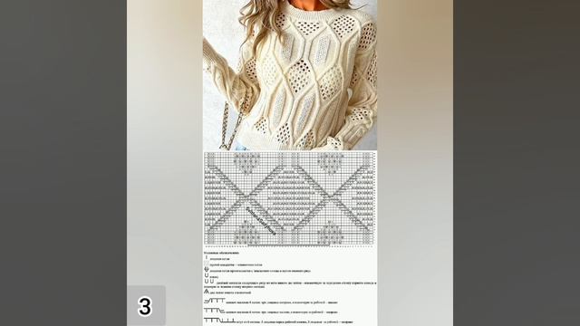 Вязание, красивые свитера со схемами вязания. Knitting, beaut
