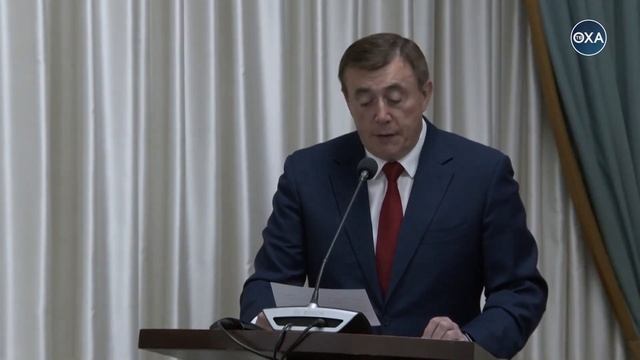 Губернатор выступил с отчетом в областной думе
