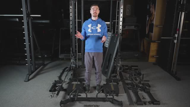 Сборка многофункционального силового комплекса YARD от BRONZE GYM