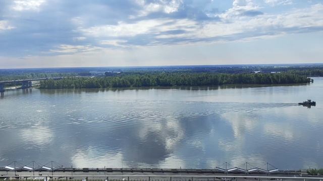 Вид с Нагорного парка г. Барнаула