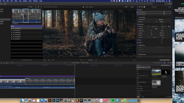Editing Basics & Color Grading in FINAL CUT PRO X