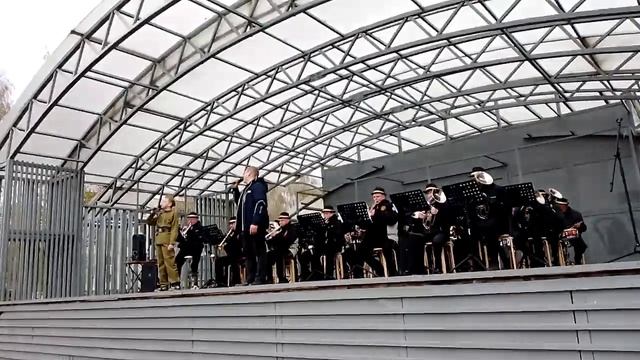 "Музыка Победы"  11 мая 2025 г новый концерт Тихвин Фестивальная площадь. Духовой оркестр, солисты