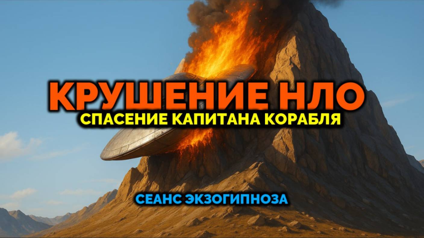 КРУШЕНИЕ НЛО. СПАСЕНИЕ КАПИТАНА КОРАБЛЯ: СЕАНС ЭКЗОГИПНОЗА