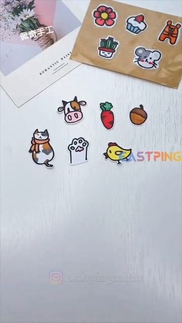Как сделать крутые маленькие наклейки