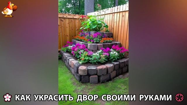 Как украсить двор дома фото идеи (517) 🏡 для дачи и сада своими руками 🌷🪻🌺💮