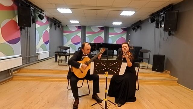 E.Granados. Danza española "Fandango". A.Dmitriev (guitar), T.Schmidt (violin).