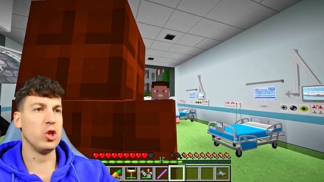 🩺 Я ПРОВЁЛ 24 ЧАСА В БОЛЬНИЦЕ МАЙНКРАФТ И ВСЁ ПОШЛО НЕ ПО ПЛАНУ! 😳