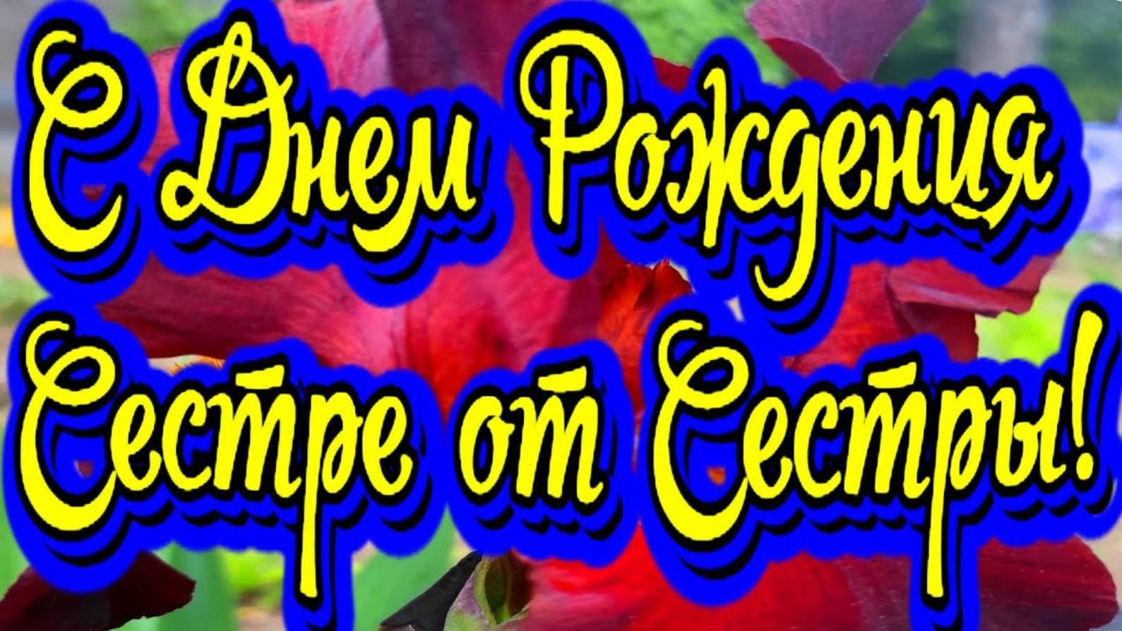 Поздравления с Днем Рождения Сестре от Сестры! Новинка! Прекрасное Видео Поздравление!