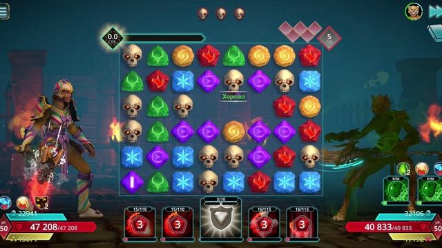 Puzzle Quest 3 - Dok vs AETHELWULF