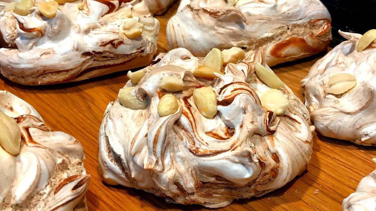 Остались яичные белки НЕ ВЫБРАСЫВАЙТЕ‼️Шикарное КИЕВСКОЕ ПЕЧЕНЬЕ-хрустящее, тающее БЕЗЕ с орехами ‼️