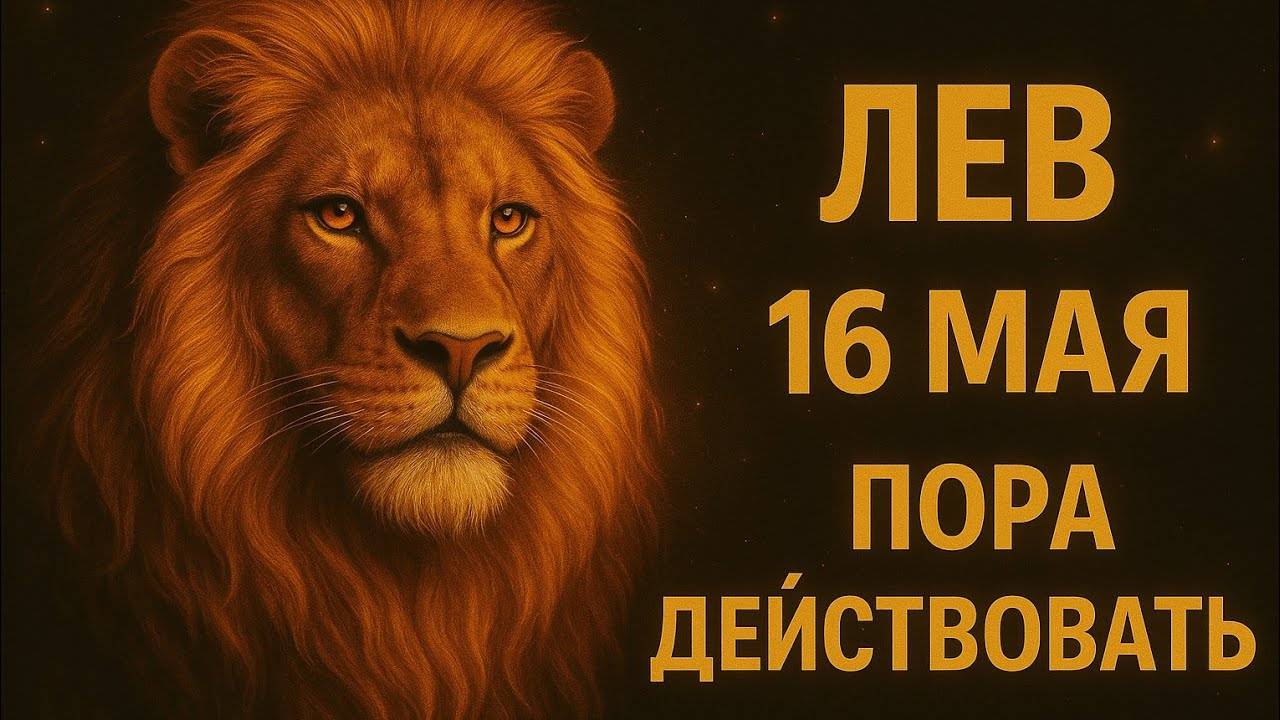 Лев. 16 мая — не скромничайте, это ваш момент. Гороскоп на сегодня