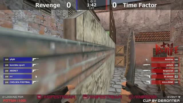 Финал турнира по cs 1.6 на проекте fastcup.net [Revenge -vs- Time Factor] @ by kn1fe \2map