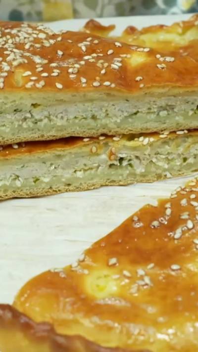 Пирог с куриным фаршем!