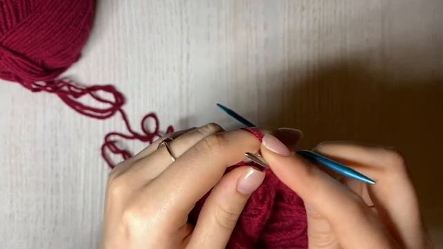 ШАПКА СПИЦАМИ\\ФИГУРНАЯ РЕЗИНКА