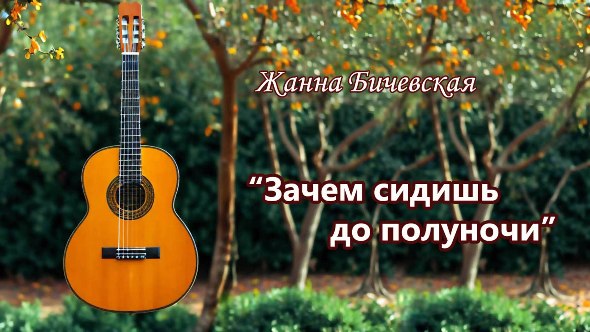 Жанна Бичевская - Зачем сидишь до полуночи
