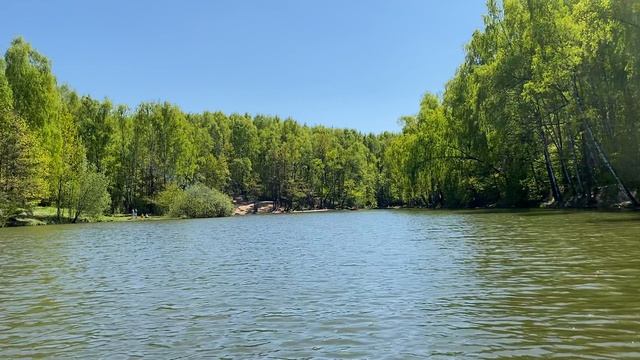 Обзор на лодке, парк Тропарево