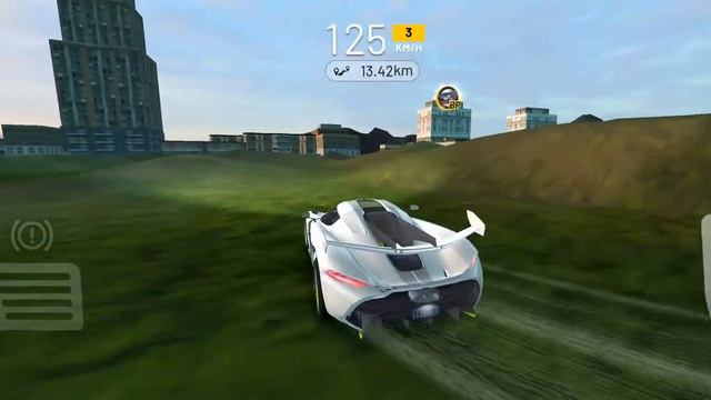 Extreme Car Driving Simulator 420 Km/h Сумасшедшая скорость и множество трюков в полёте Зрелищно!