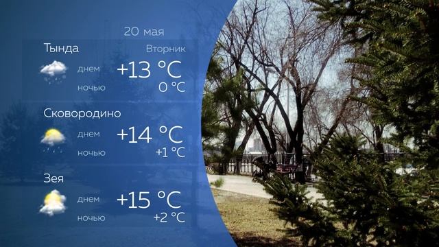 Прогноз погоды на 20.05.2025
