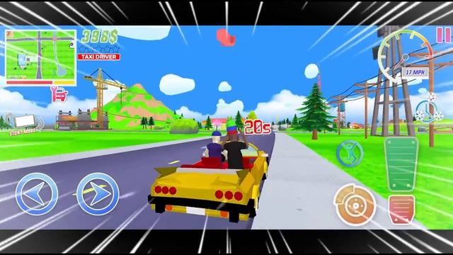 richie becomes a taxi driver 🚖🚕 in dude theft wars