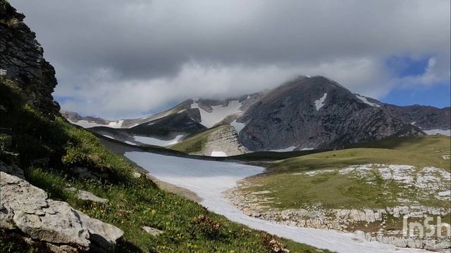 По дороге с облаками, гора Оштен.