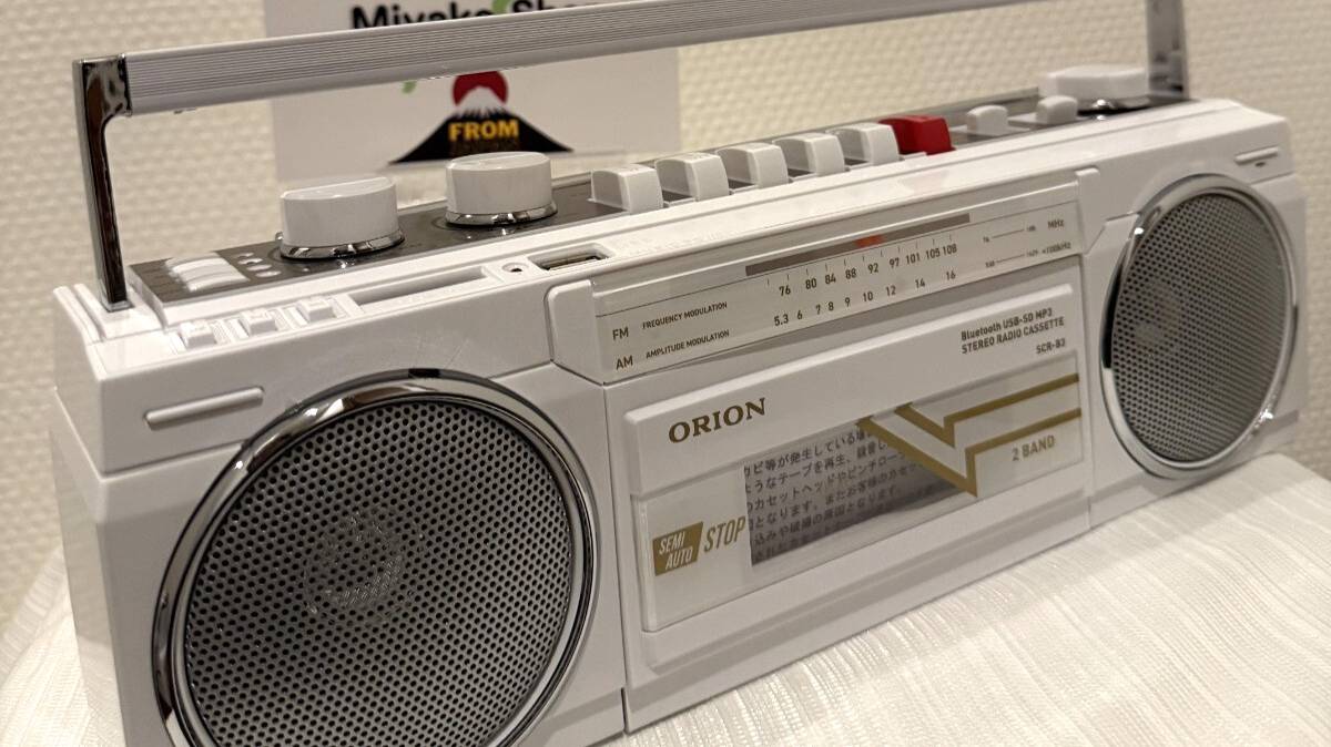 Бумбокс ORION SCR-B3 с Bluetooth- кассетный магнитофон-Япония-новодел